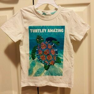 H&M flip sequins Kids T-Shirt size 3-4T